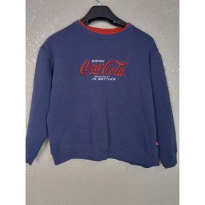 Coca Cola Womes Large Sweatshirt Sweater Graphic Logo